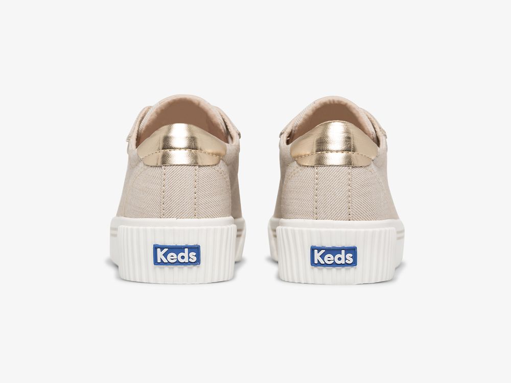 Keds Crew Kick Alto Soft Twill Ženske Lace Up Shoes Smeđe | RS-20797