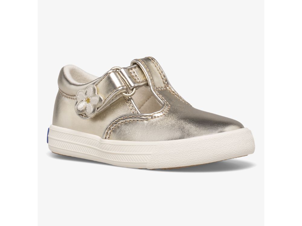 Keds Daphne Djevojke Slip On Sneakers Zlatne | RS-71017