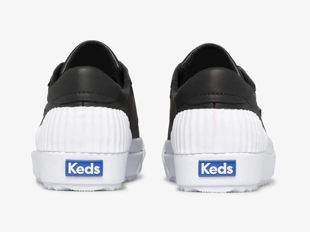 Keds Demi TRX Koža Ženske Lace Up Shoes Crne | RS-08544