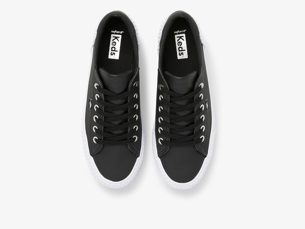 Keds Demi TRX Koža Ženske Koža Sneakers Crne | RS-36980