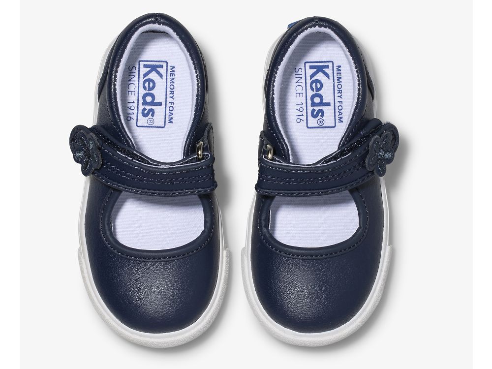 Keds Ella Mary Jane Djevojke Mary Jane Shoes Tamnoplave | RS-02095