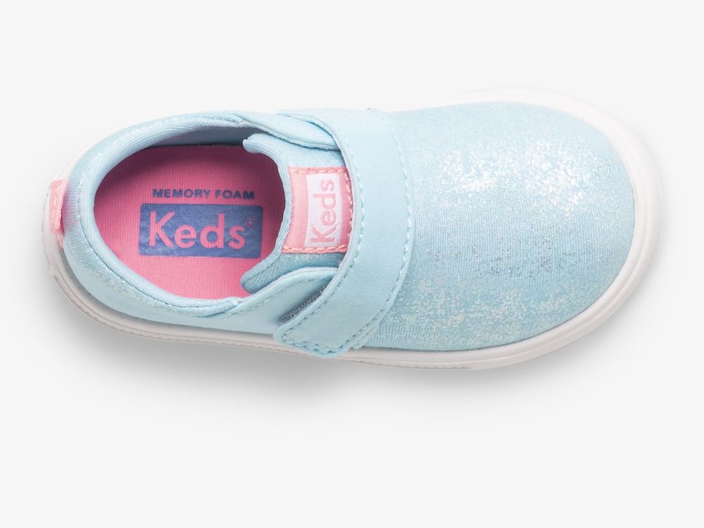 Keds Finlee Flex Djevojke Slip On Sneakers Svijetlo Plave | RS-31561