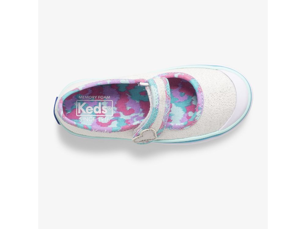 Keds Harper Djevojke Mary Jane Shoes Bijele Visebojne | RS-41255