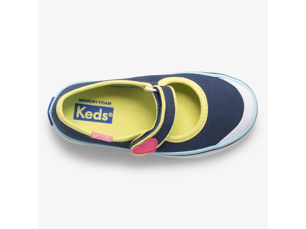 Keds Harper Djevojke Mary Jane Shoes Tamnoplave Visebojne | RS-73570