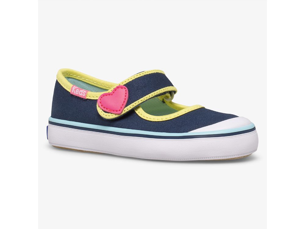 Keds Harper Djevojke Mary Jane Shoes Tamnoplave Visebojne | RS-73570