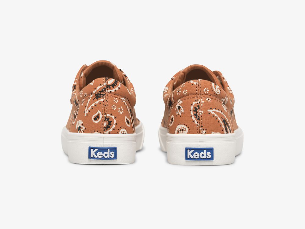 Keds Jump Kick Feat. Organic Bandana Ženske Lace Up Shoes Narančaste | RS-70075