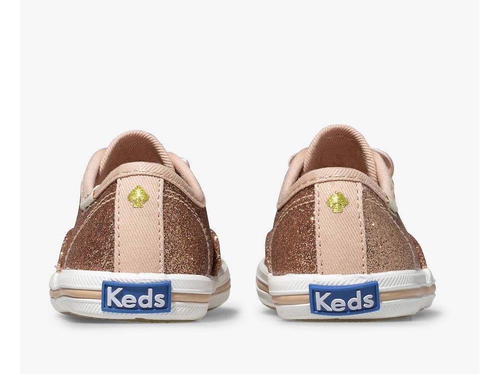 Keds Kate Spade New York Champion Glitter Sneaker Djevojke Patike Roze Zlatne | RS-18320