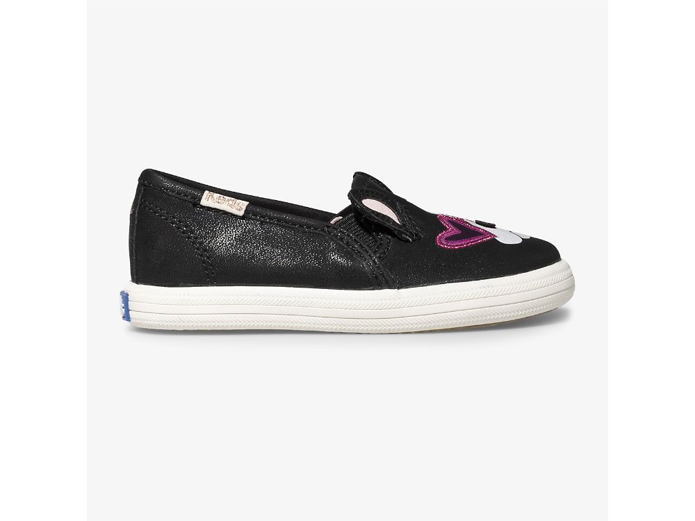 Keds Kate Spade New York Double Decker Francois Djevojke Slip On Sneakers Crne | RS-31958