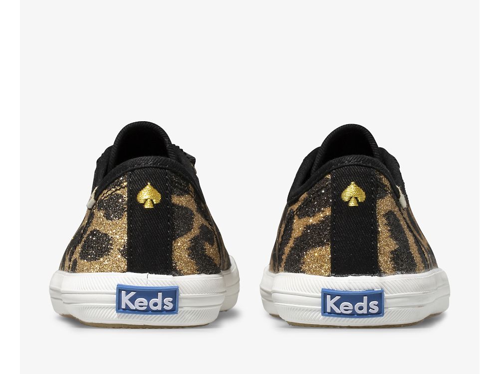 Keds Kate Spade New York Kickstart Glitter Leopard Djevojke Patike Leopard | RS-02102