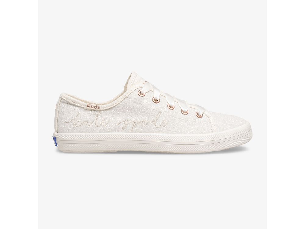 Keds Kate Spade New York Kickstart Glitter Djevojke Patike Bijele | RS-82627