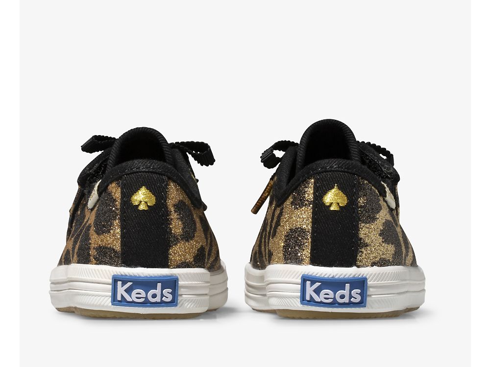 Keds Kate Spade New York Kickstart Jr. Glitter Leopard Djevojke Patike Leopard | RS-16300