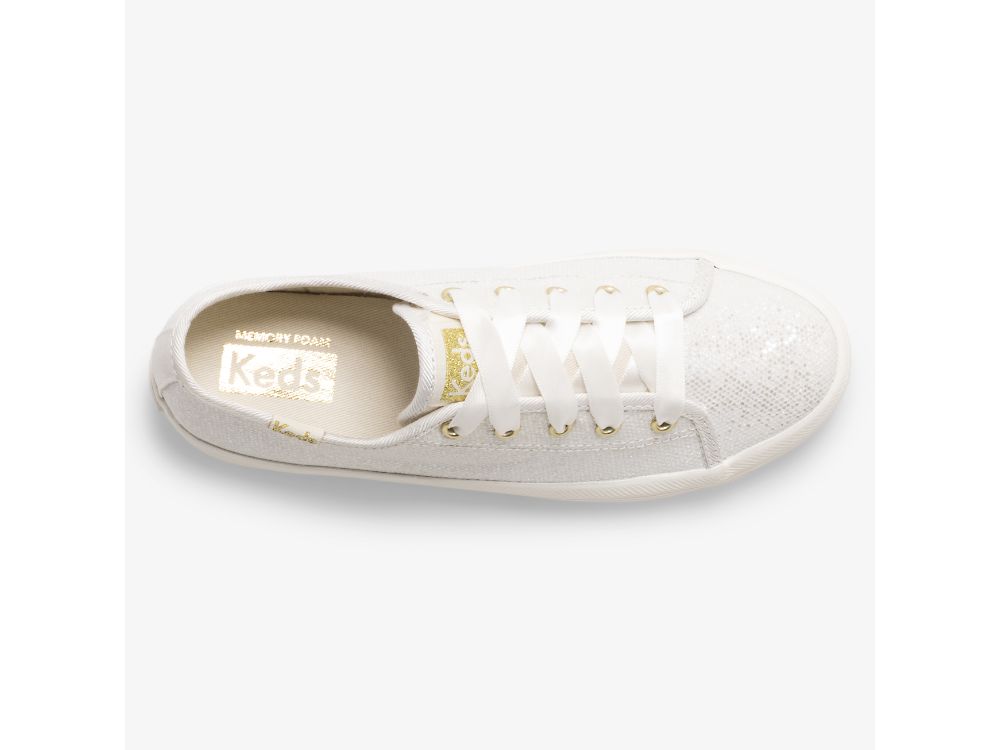 Keds Kickstart Celebrations Djevojke Patike Bijele | RS-99424