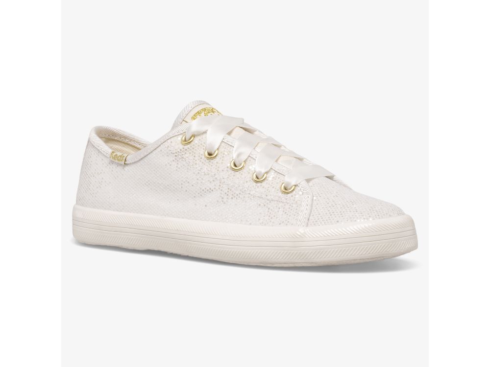 Keds Kickstart Celebrations Djevojke Patike Bijele | RS-99424