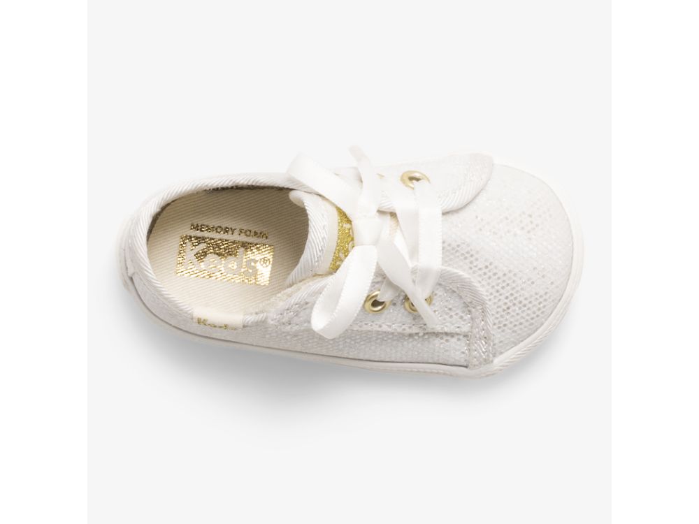 Keds Kickstart Crib Celebrations Djevojke Patike Bijele | RS-14396