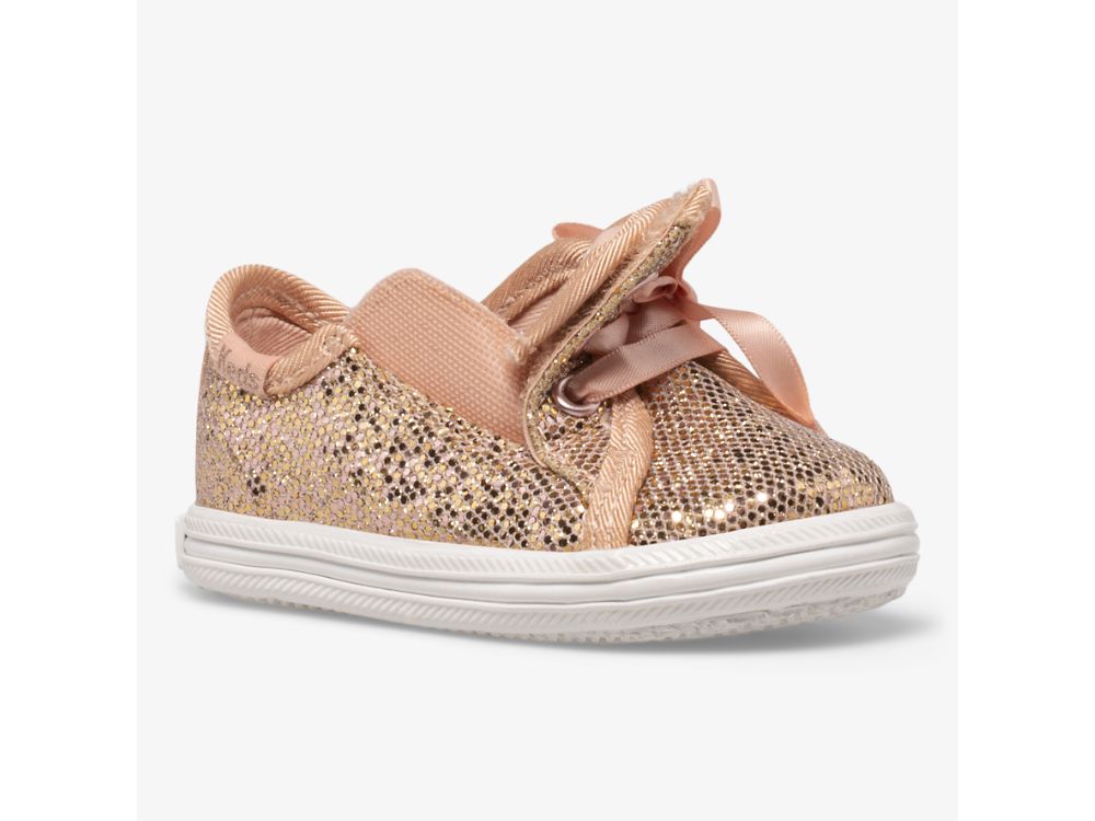 Keds Kickstart Crib Celebrations Djevojke Patike Roze Zlatne | RS-43864