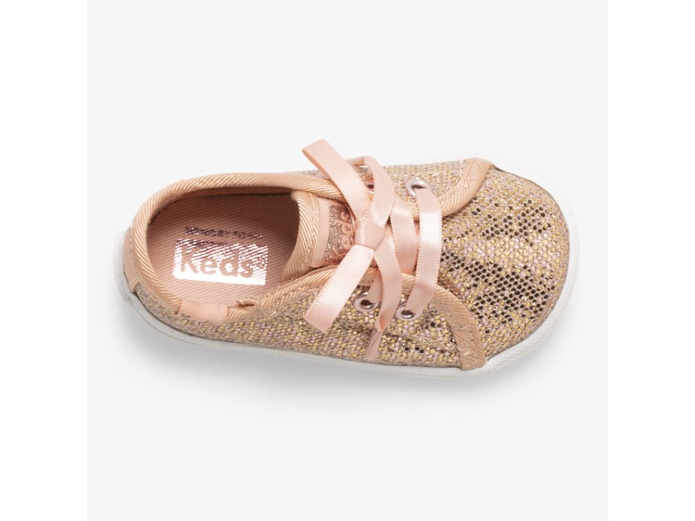 Keds Kickstart Crib Celebrations Djevojke Patike Roze Zlatne | RS-43864