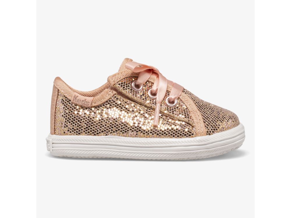 Keds Kickstart Crib Celebrations Djevojke Patike Roze Zlatne | RS-43864