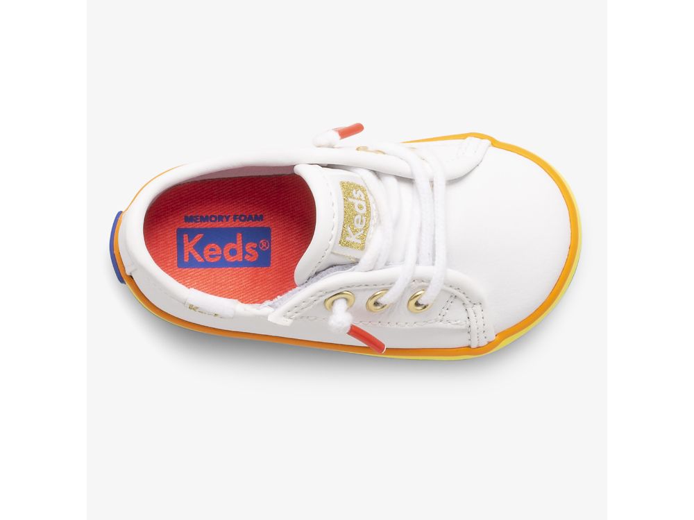 Keds Kickstart Crib Djevojke Patike Bijele Visebojne | RS-03494