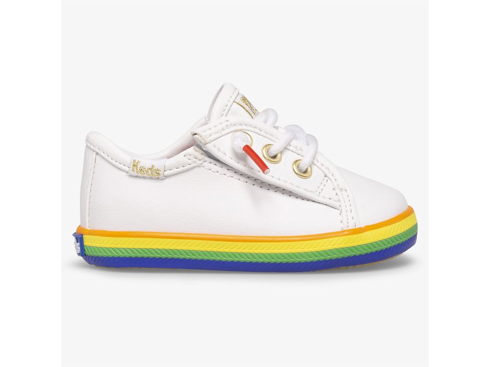 Keds Kickstart Crib Djevojke Patike Bijele Visebojne | RS-03494