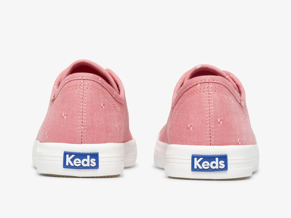 Keds Kickstart Dobby Jacquard Ženske Tenisice Crvene | RS-84054