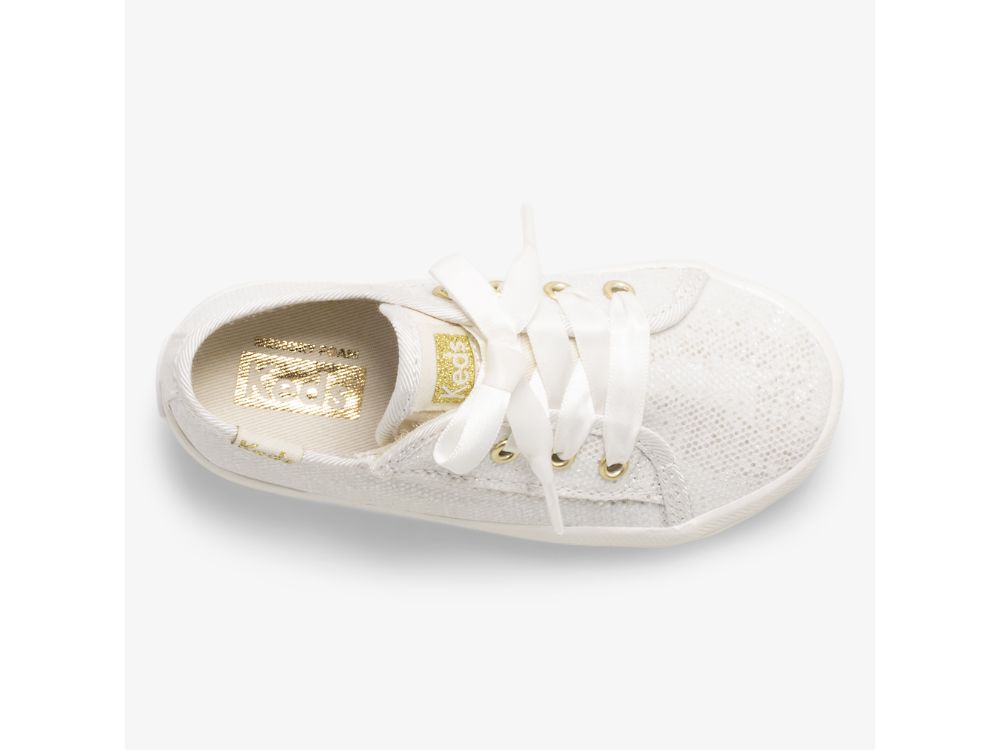 Keds Kickstart Jr Celebrations Djevojke Patike Bijele | RS-18095