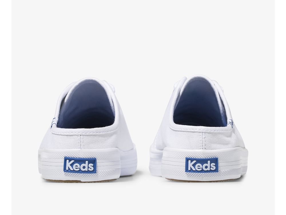 Keds Kickstart Mule Canvas Ženske Tenisice Bijele | RS-33698