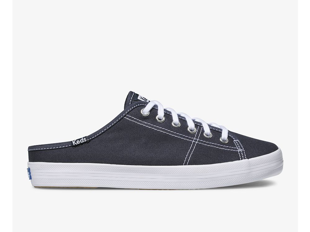 Keds Kickstart Mule Canvas Ženske Tenisice Tamnoplave | RS-96926