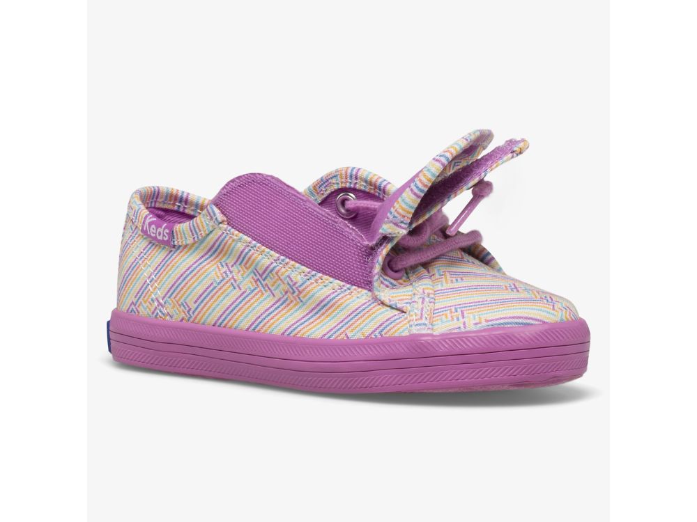 Keds Kickstart Seasonal Jr Djevojke Patike Visebojne Ljubičaste | RS-09092