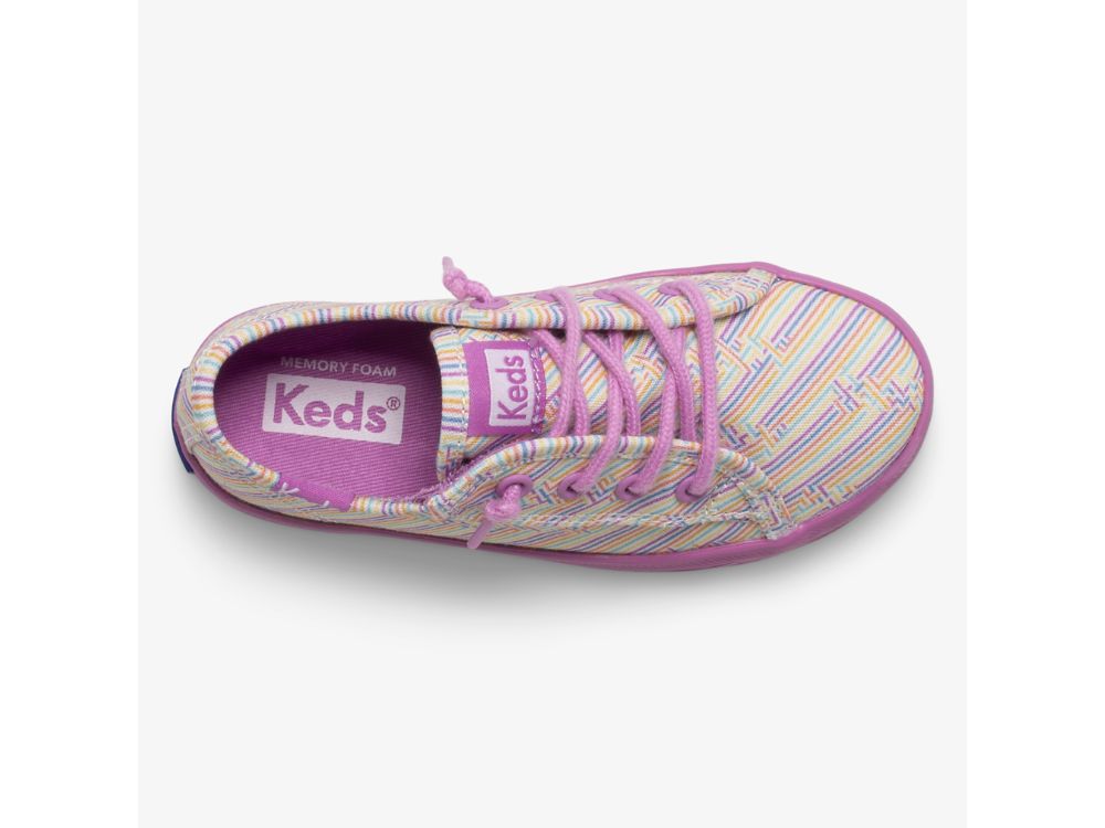 Keds Kickstart Seasonal Jr Djevojke Patike Visebojne Ljubičaste | RS-09092