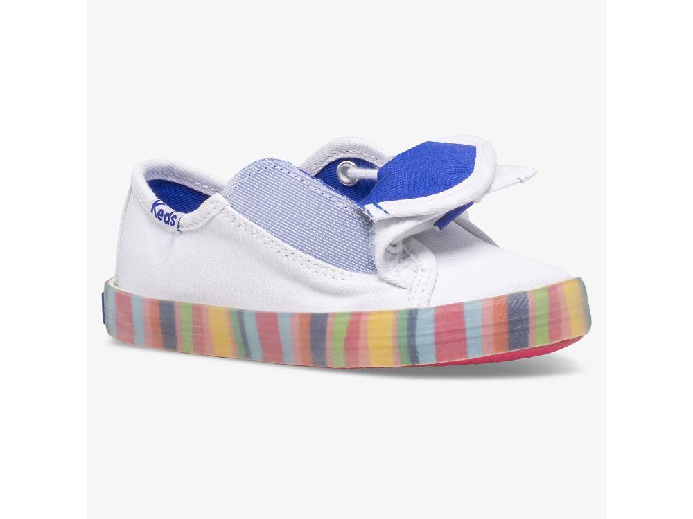 Keds Kickstart Seasonal Jr Djevojke Patike Bijele Visebojne | RS-25904