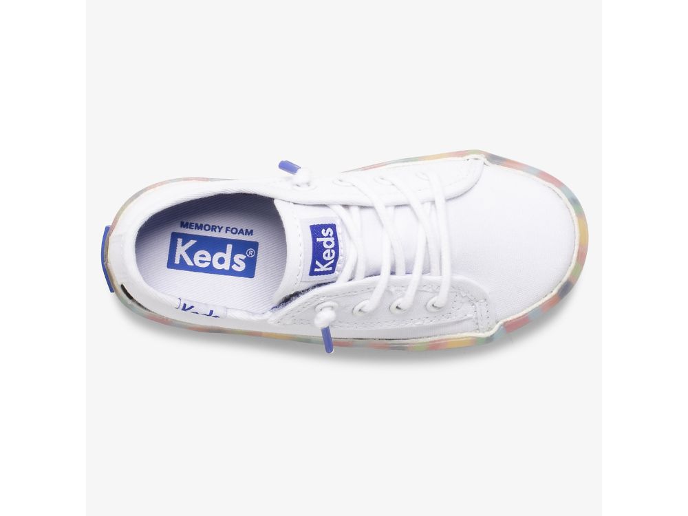 Keds Kickstart Seasonal Jr Djevojke Patike Bijele Visebojne | RS-25904