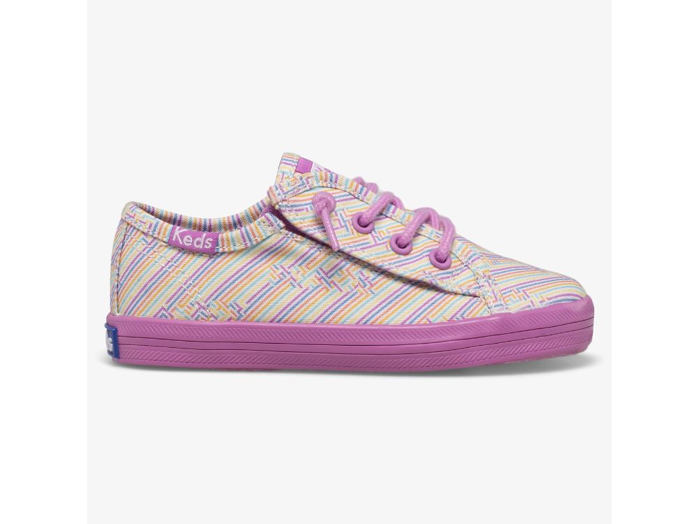 Keds Kickstart Seasonal Jr Djevojke Patike Visebojne Ljubičaste | RS-28430