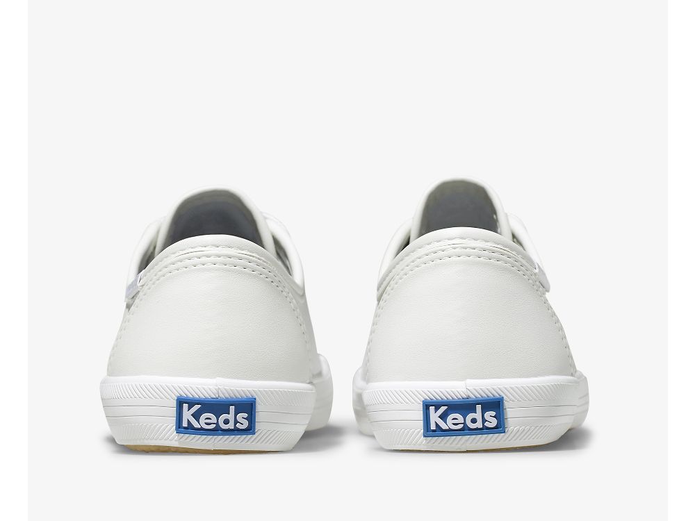 Keds Kickstart Sneaker Djevojke Koža Sneakers Bijele | RS-31171