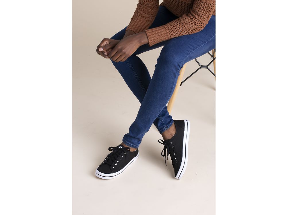 Keds Kickstart Ženske Tenisice Crne | RS-86604