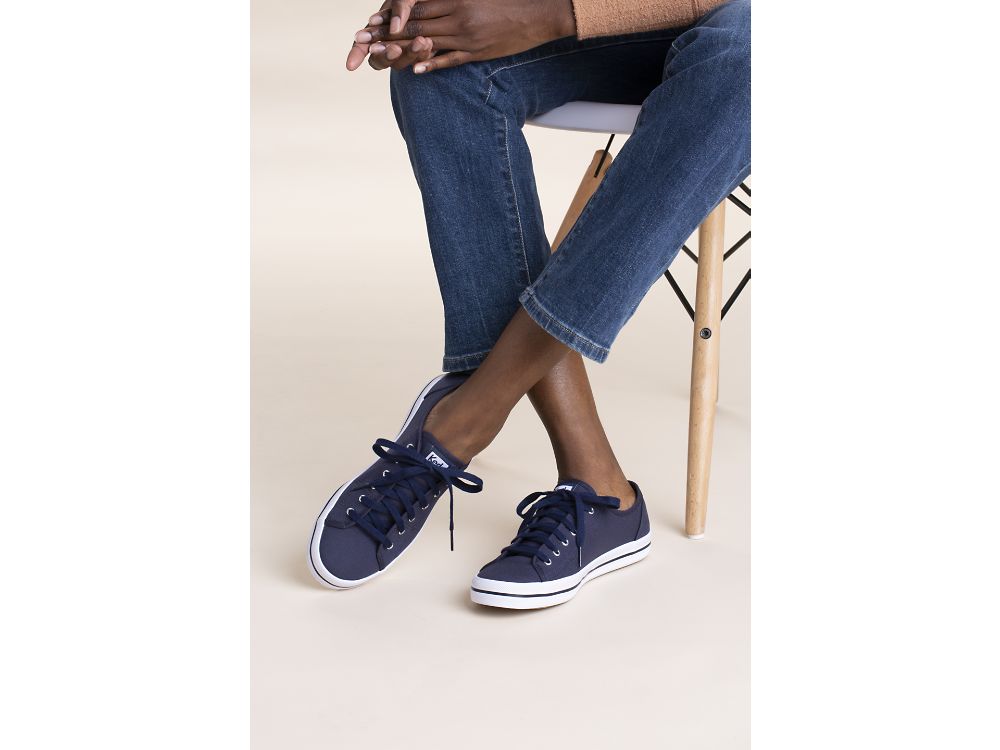 Keds Kickstart Ženske Tenisice Tamnoplave | RS-76657