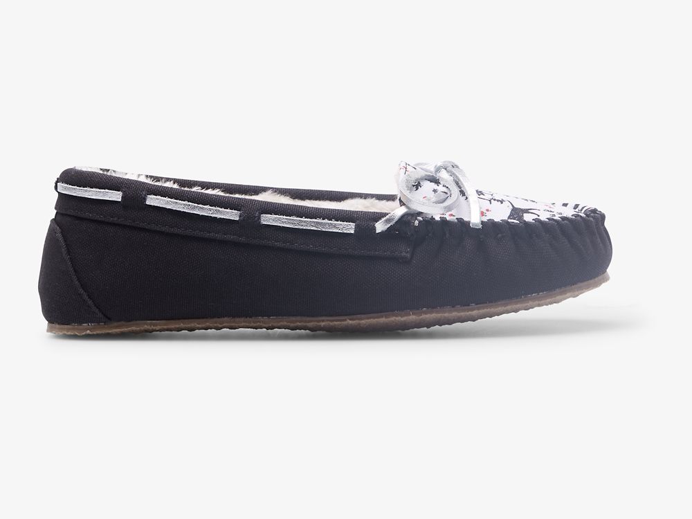 Keds Moccasin Slipper Ženske Papuče Crne Visebojne | RS-46301