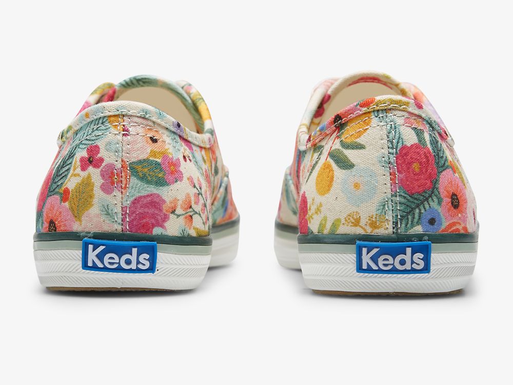 Keds Rifle Paper Co. Champion Garden Party Ženske Lace Up Shoes Visebojne | RS-98773