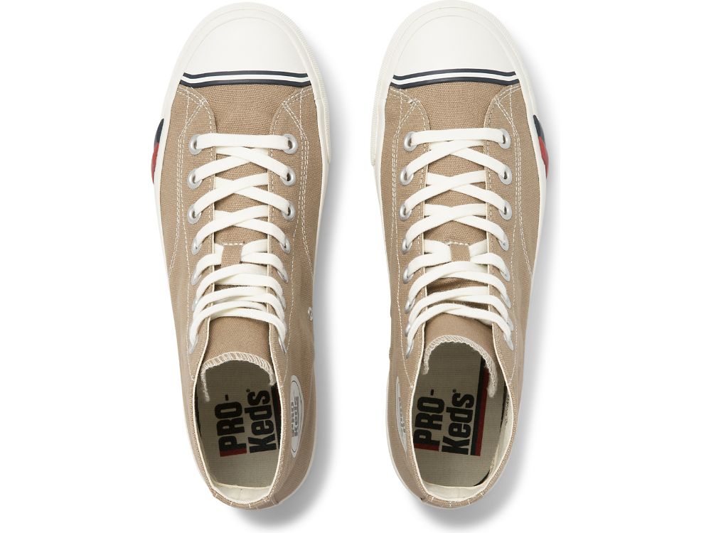 Keds Royal Hi Canvas Muške Patike Smeđe | RS-73020