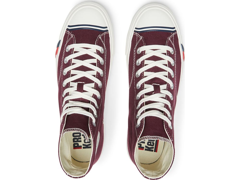 Keds Royal Hi Classic Canvas Muške Patike Bordo | RS-91213