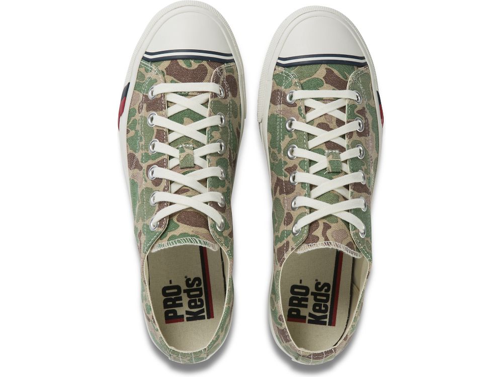 Keds Royal Lo Camo Muške Patike Maslinasto Zelene | RS-78480