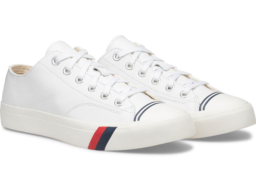 Keds Royal Lo Classic Koža Muške Patike Bijele | RS-23694