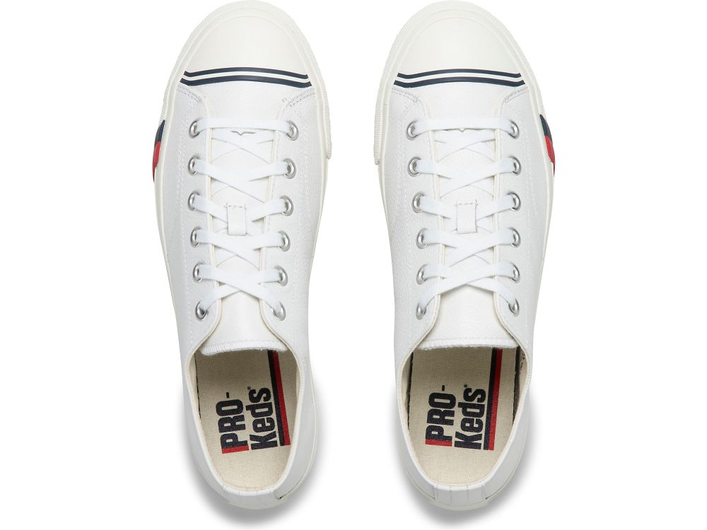 Keds Royal Lo Classic Koža Muške Patike Bijele | RS-23694