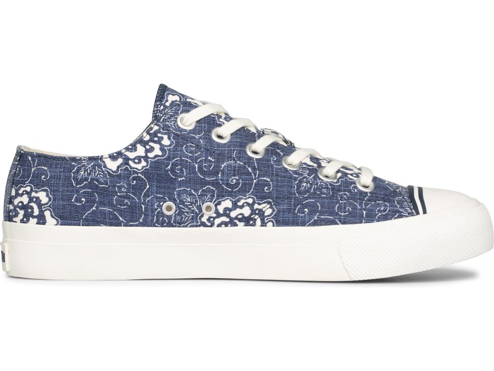 Keds Royal Lo Floral Print Muške Patike Tamnoplave | RS-17370