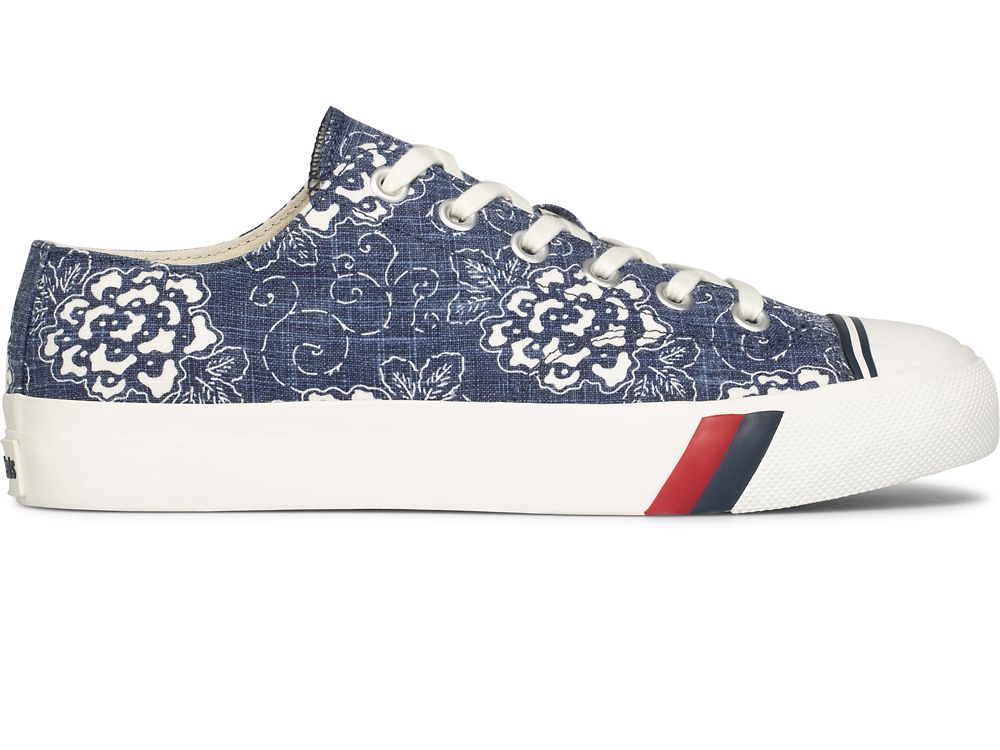 Keds Royal Lo Floral Print Muške Patike Tamnoplave | RS-17370