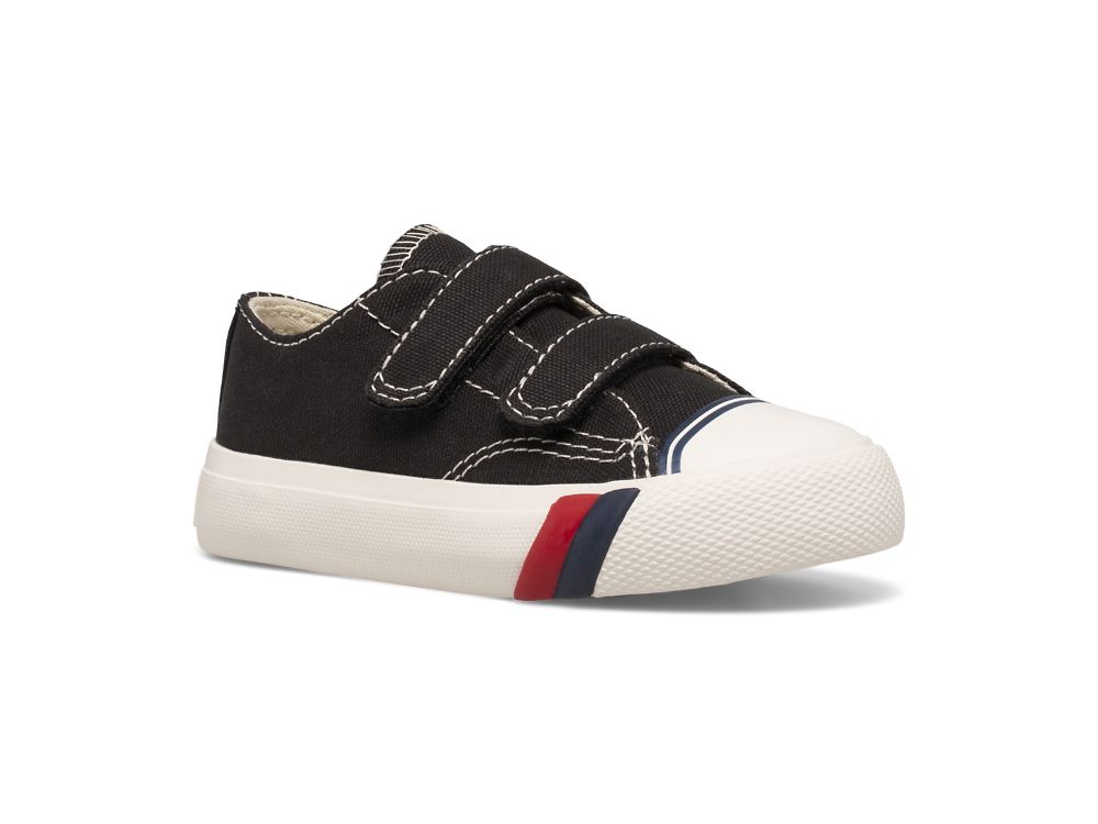 Keds Royal Lo HL Dječaci Slip On Sneakers Crne | RS-73075