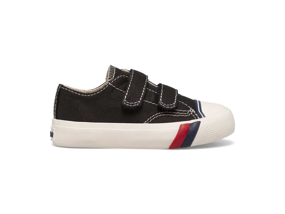 Keds Royal Lo HL Dječaci Slip On Sneakers Crne | RS-73075