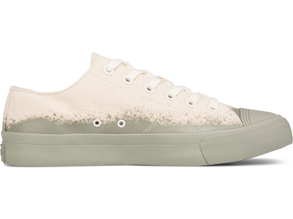 Keds Royal Lo Spray Foxing Muške Patike Bež Zelene | RS-37645