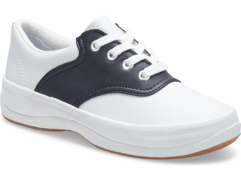 Keds School Days Sneaker Djevojke Patike Bijele Tamnoplave | RS-43074