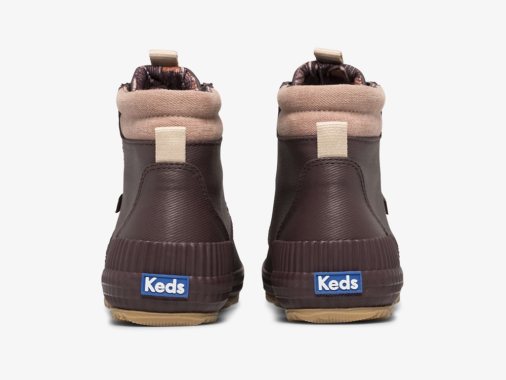 Keds Scout Boot III Water Resistant Twill Ženske Čizme Bordo | RS-13175