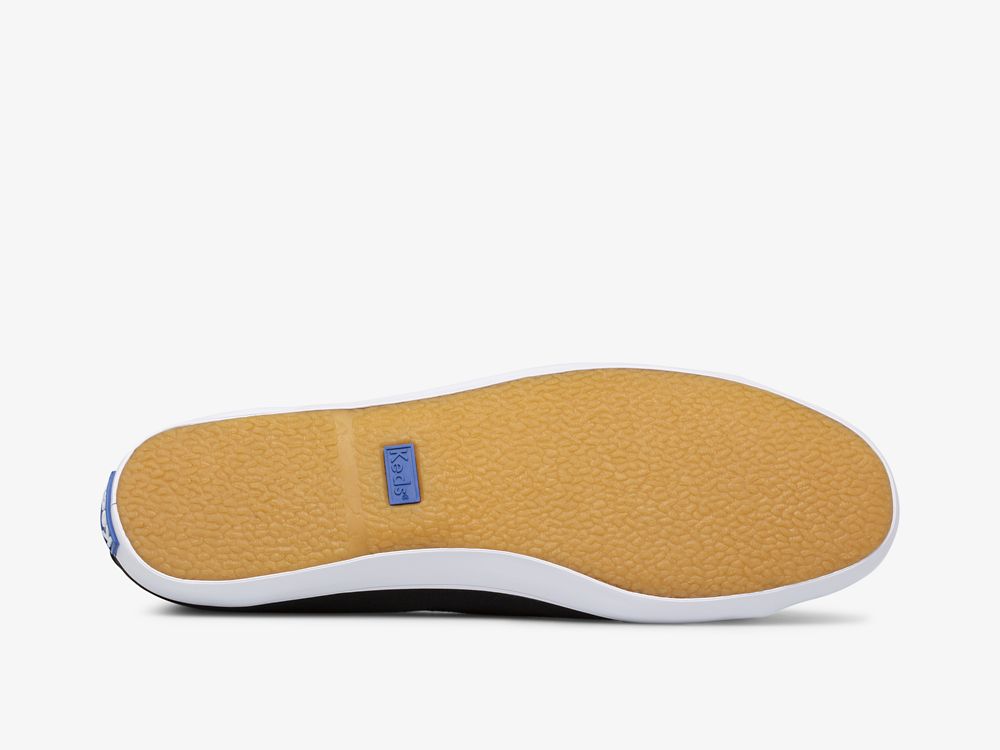 Keds Seaside Canvas Ženske Slip On Sneakers Crne Visebojne | RS-77731